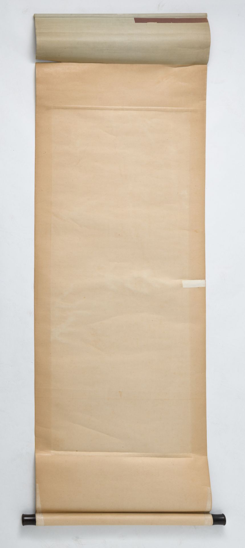 A Chinese scroll, Indian ink on paper, depicting bamboo, 19th / 20thC, 45 x 114 cm - Bild 2 aus 4