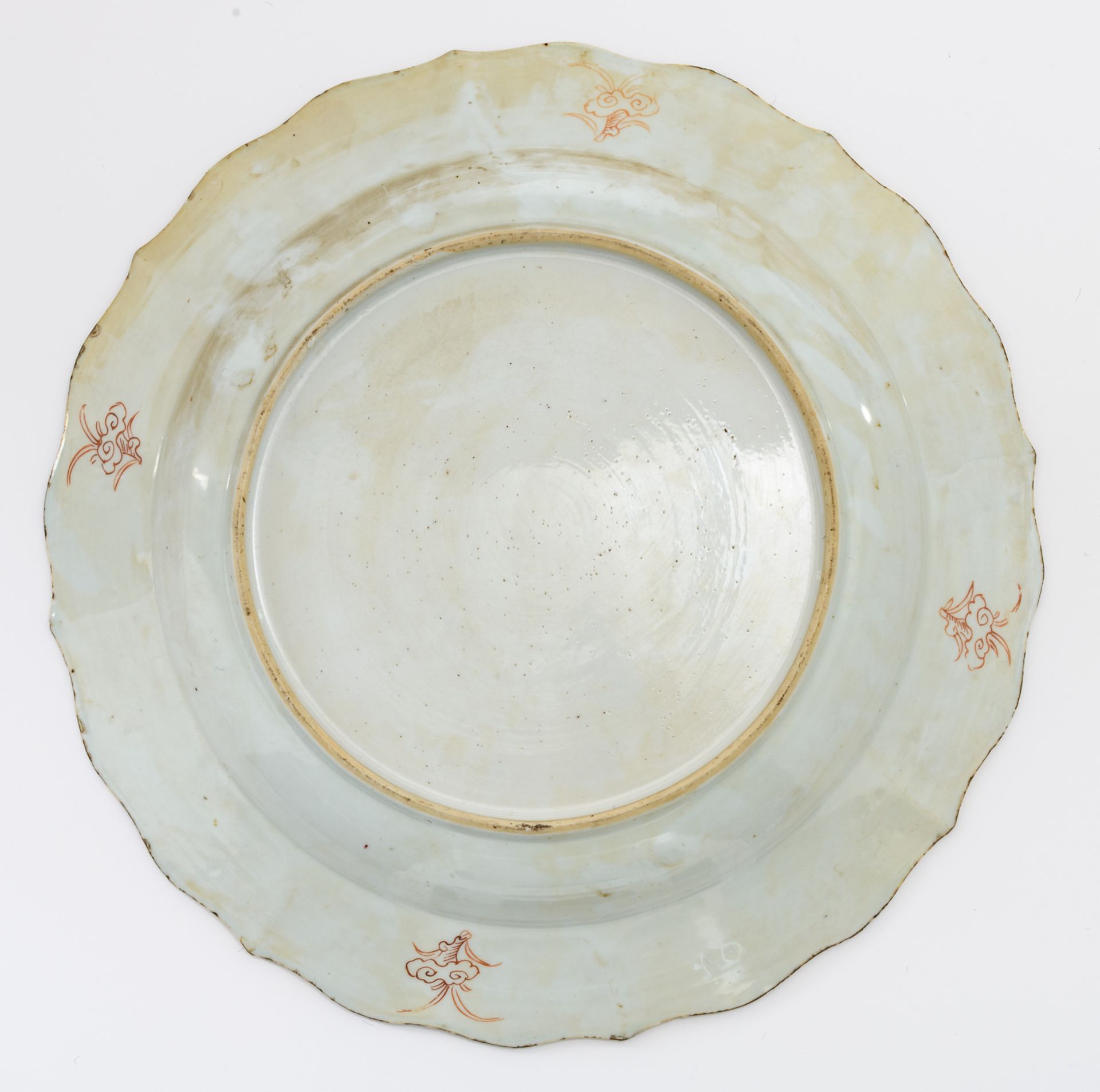 A Chinese famille rose floral decorated export porcelain dish, 18thC; added a various Chinese - Bild 7 aus 9