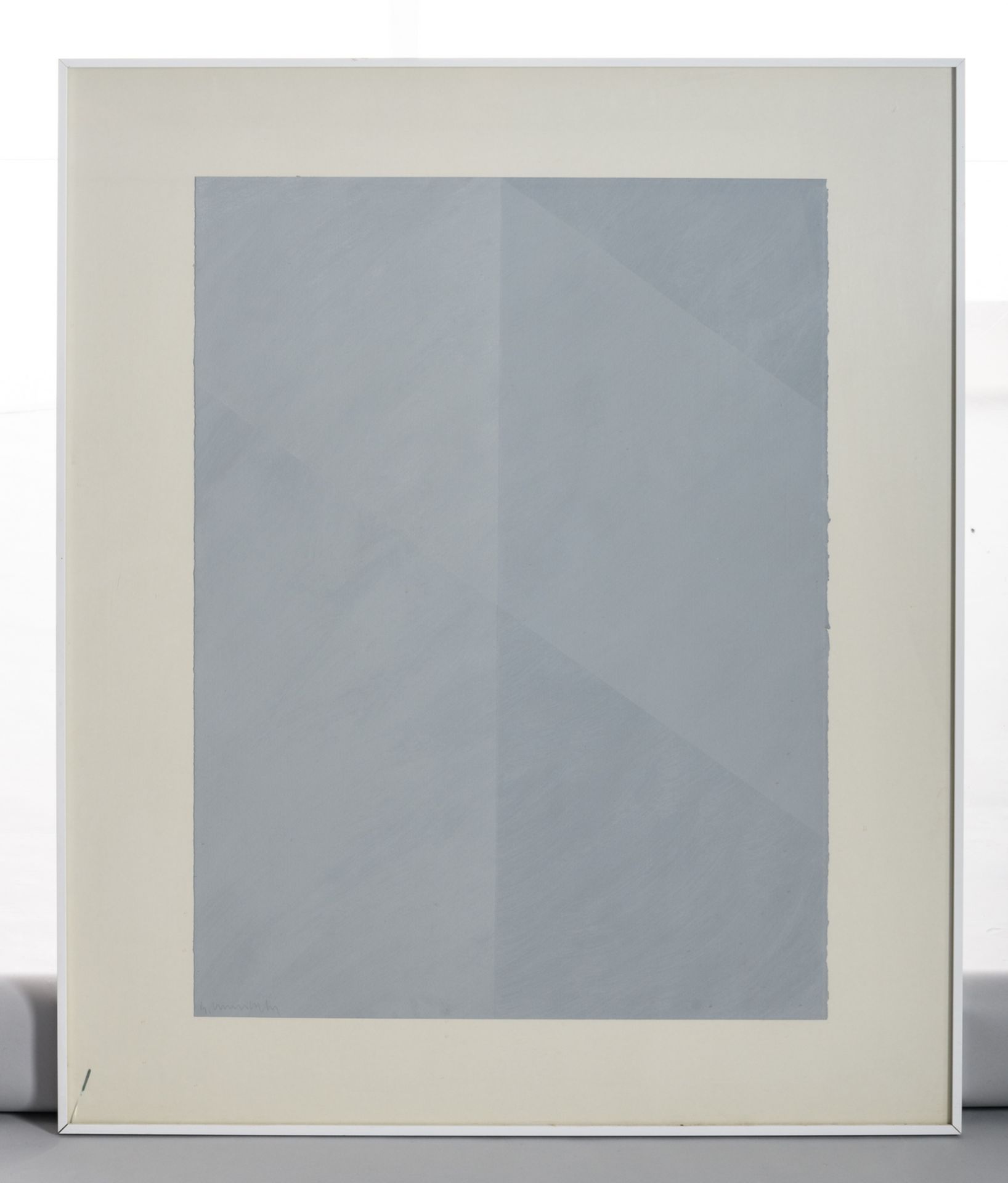 Swimberghe G., untitled, oil on paper, dated 1985, ex. exhibition Oliver Dowling - Dublin (April/May - Image 2 of 4