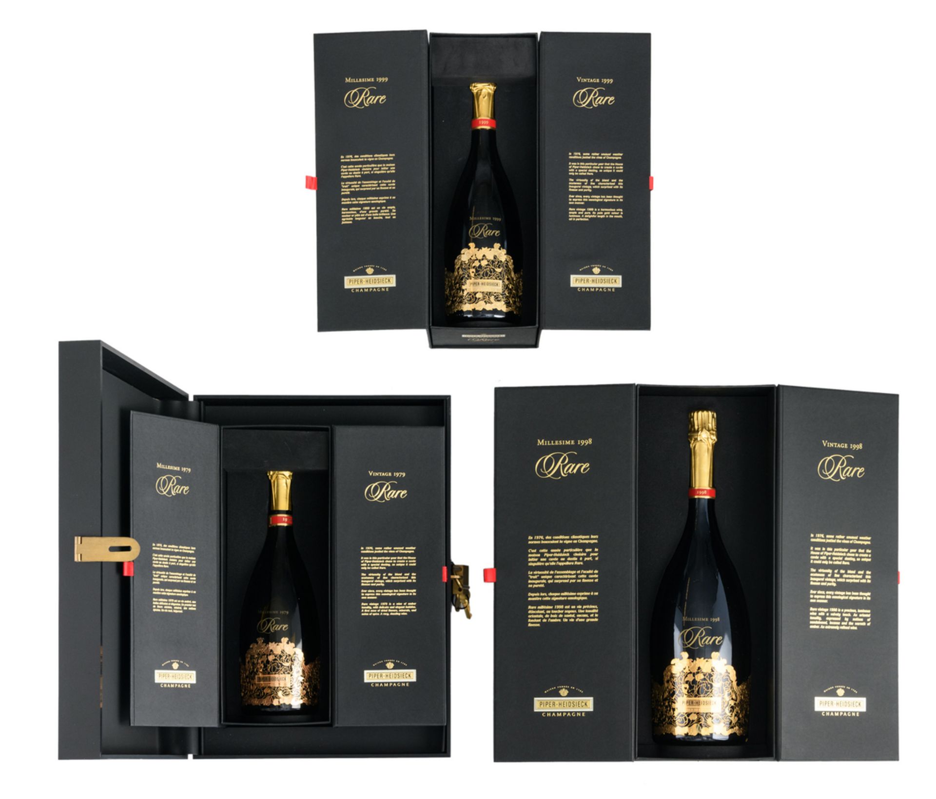 An important lot of collector's items of Piper-Heidsick champagne among which boxes 'rare' - Bild 2 aus 39