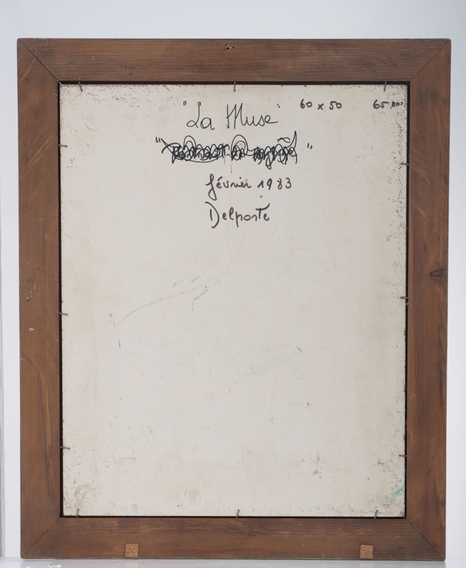 Delporte Ch., 'Le Pétale', dated (19)82, oil on particle board, 30 x 40 cm; added Delporte Ch., ' - Image 5 of 7