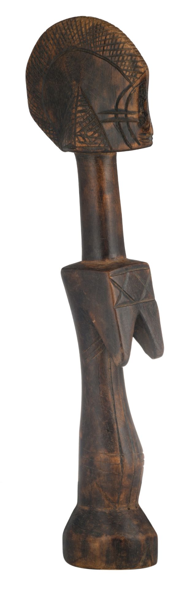 A biga fertility doll, Mossi - Burkina Faso, H 42,5 cm