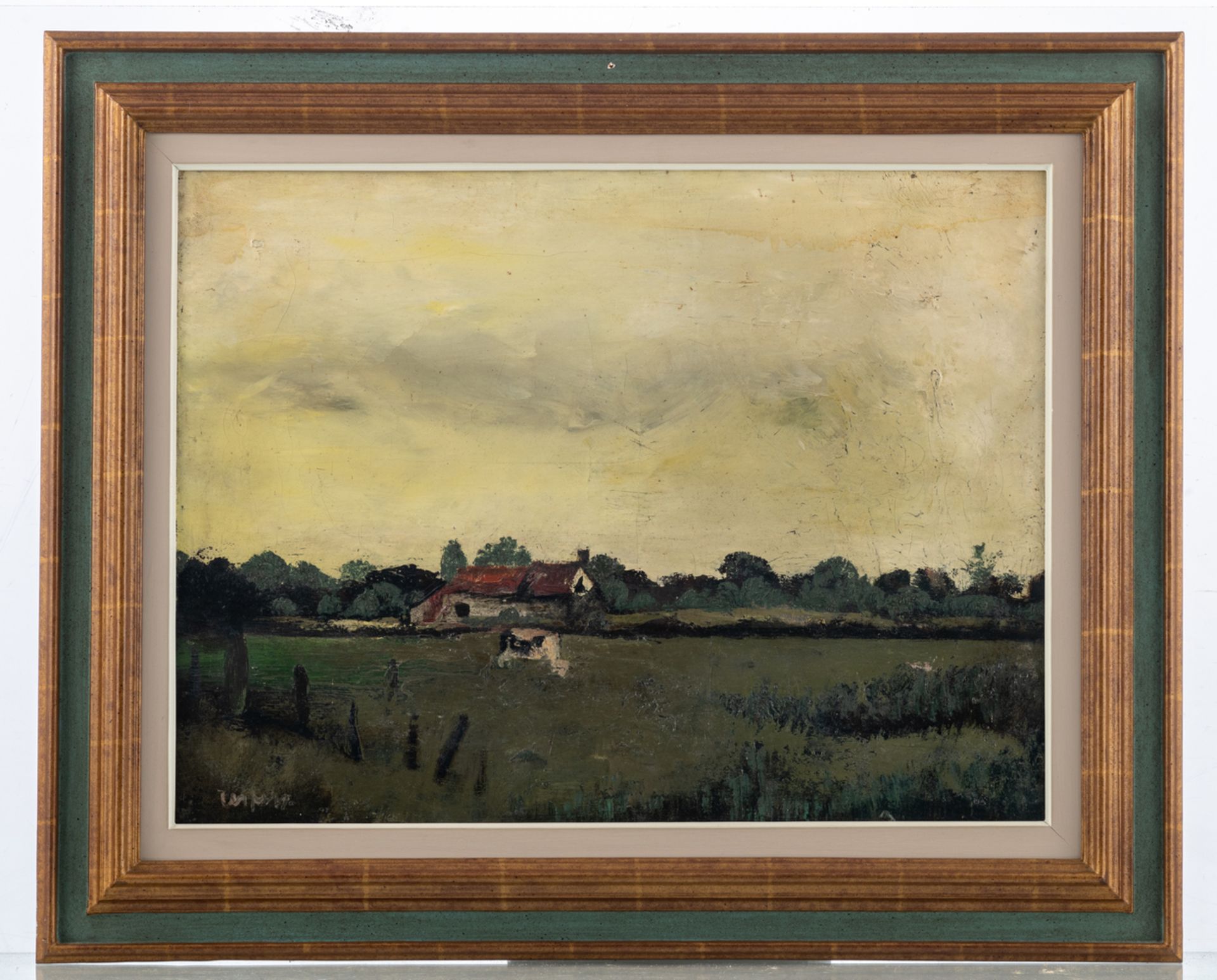 Jespers F., a rural view, oil on canvas, 46,5 x 60 cm - Bild 2 aus 4