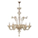 An imposing Venetian chandelier, H 110 cm