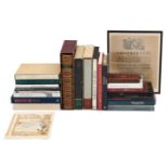 A large collection art books; added some documents relating to Bruges (a share certificate of the