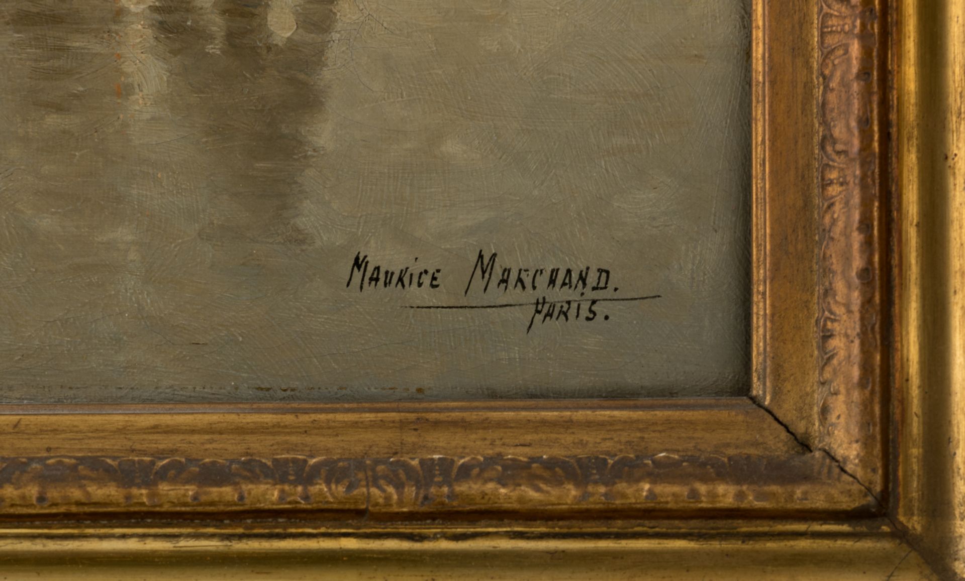 Marchand M., 'Dordrecht', oil on canvas, dated (18)96, 50 x 80 cm - Bild 4 aus 5