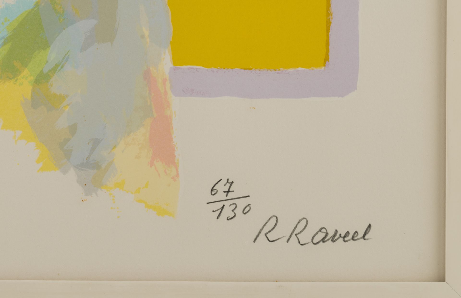 Raveel R., no title, silkscreen, no. 67/130, blind stamp 'Original Screen Belgium', 60,5 x 80,4 - Image 4 of 6