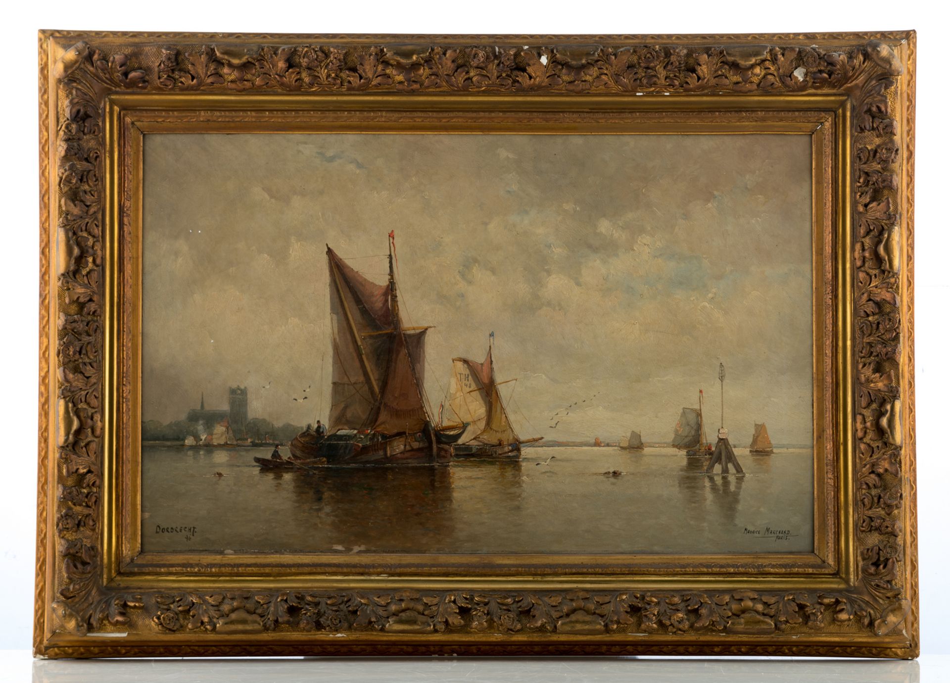 Marchand M., 'Dordrecht', oil on canvas, dated (18)96, 50 x 80 cm - Bild 2 aus 5