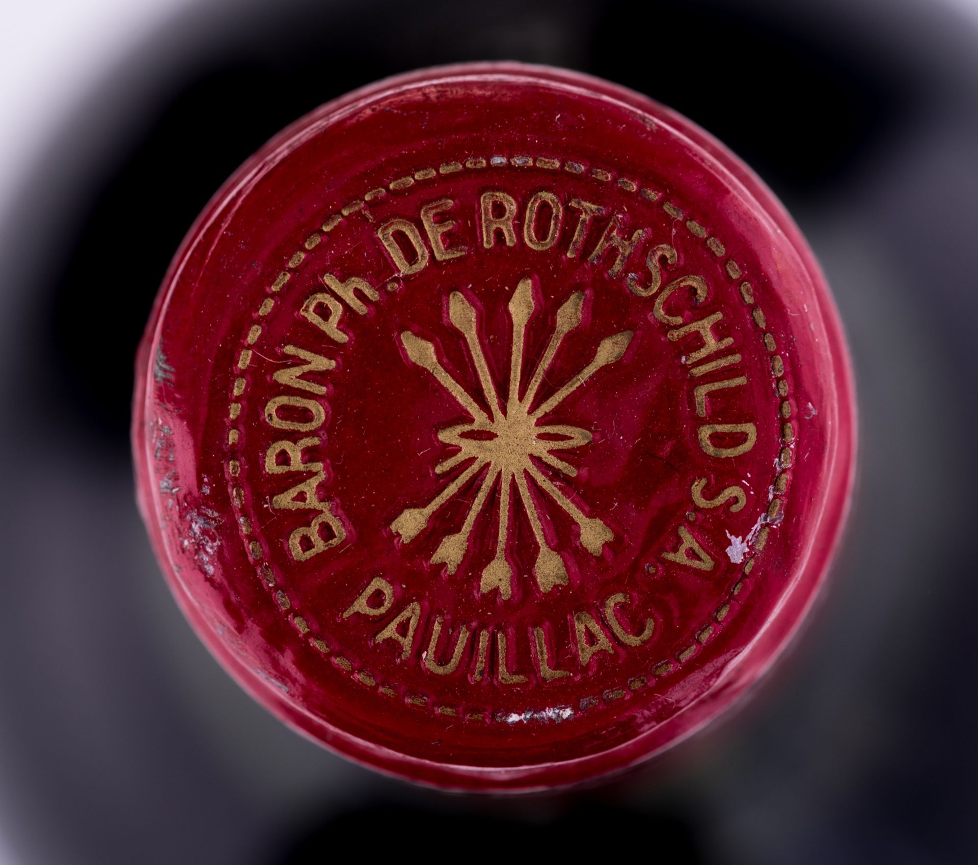 Four bottles Chateau Mouton Rothschild, Pauillac, 1974 - Bild 3 aus 6