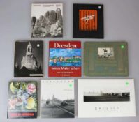 Acht Bücher Dresden: Bochert, Zeitreise. Dresden 1954-1995; Neidhardt, Dresden wie es Maler sahen;