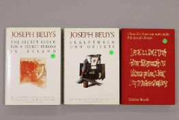 Joseph BEUYS, drei Bände: Skuplturen und Objekte; The secret Block for a secret person; Für Joseph