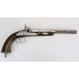 Perkussionspistole von Lepage a Paris um 1850. Achteckiger gezogener Lauf.