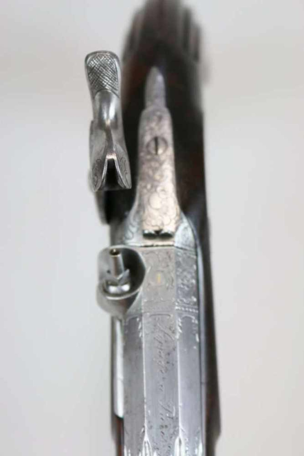 Perkussionspistole von Lepage a Paris um 1850. Achteckiger gezogener Lauf. - Bild 9 aus 9