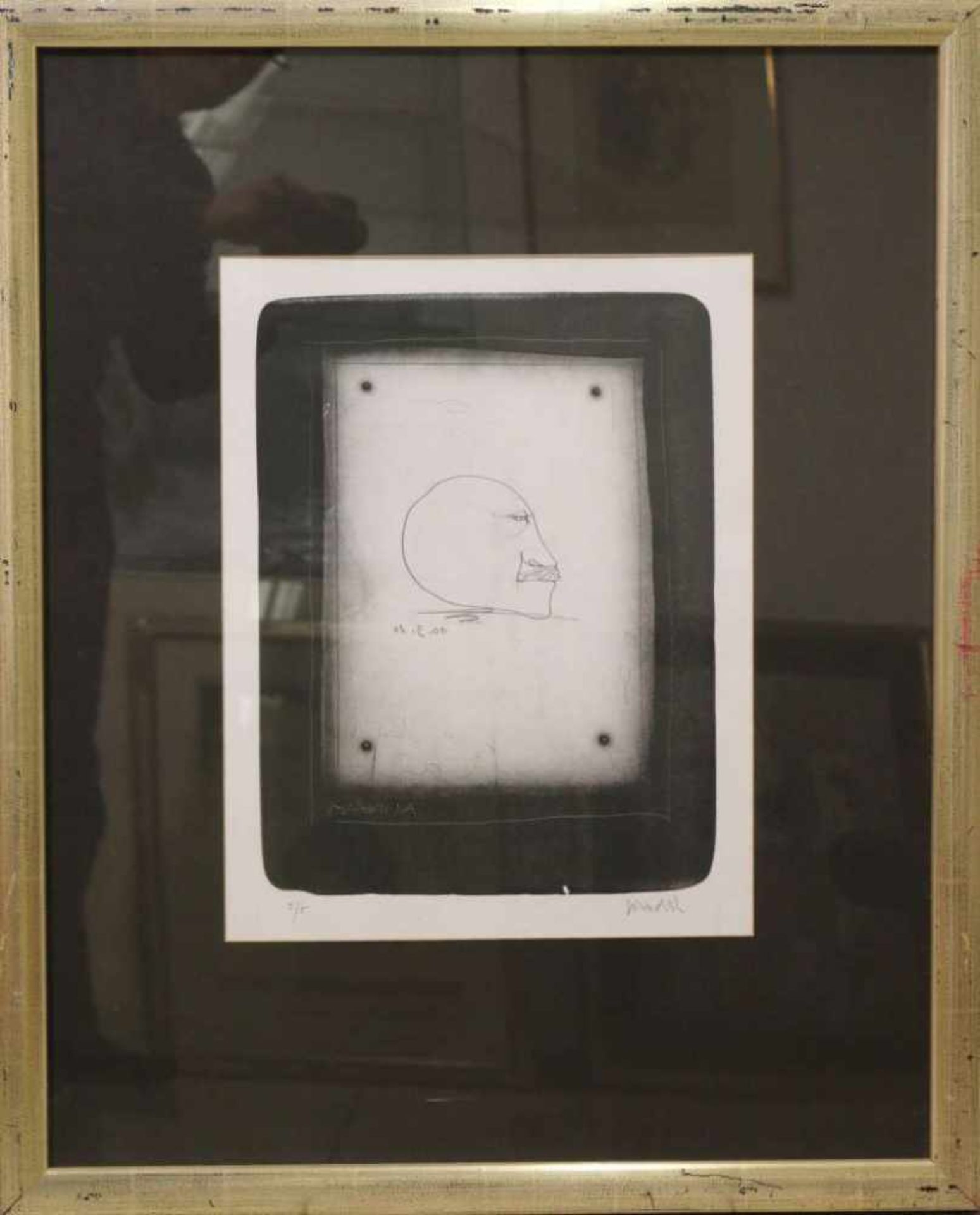 Paul WUNDERLICH (1927-2010), Lithographie, u.re. sign., u.li. Expl. 5/5. Im Stein abermals - Bild 2 aus 2
