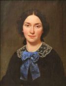 Ludwig DES COUDRES (1820-1878) zugeschrieben, Damenporträt, wohl seine Gattin Elise, Öl auf
