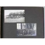 Fotoalbum erster Weltkrieg, 36 Aufnahmen, vorwiegend Personen, aber auch 2 Foto Fliegerei und