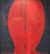 Dalip Miftar KRYEZIU (1964), Gemälde, Kopf. Maße: 158 x 148 cm. Schattenfuge.