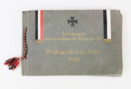 Kleines Fotoalbum 3. Kompagnie Reserve-Infanterie-Regiment 60. Weihnachten im Felde 1915. 19 Fotos