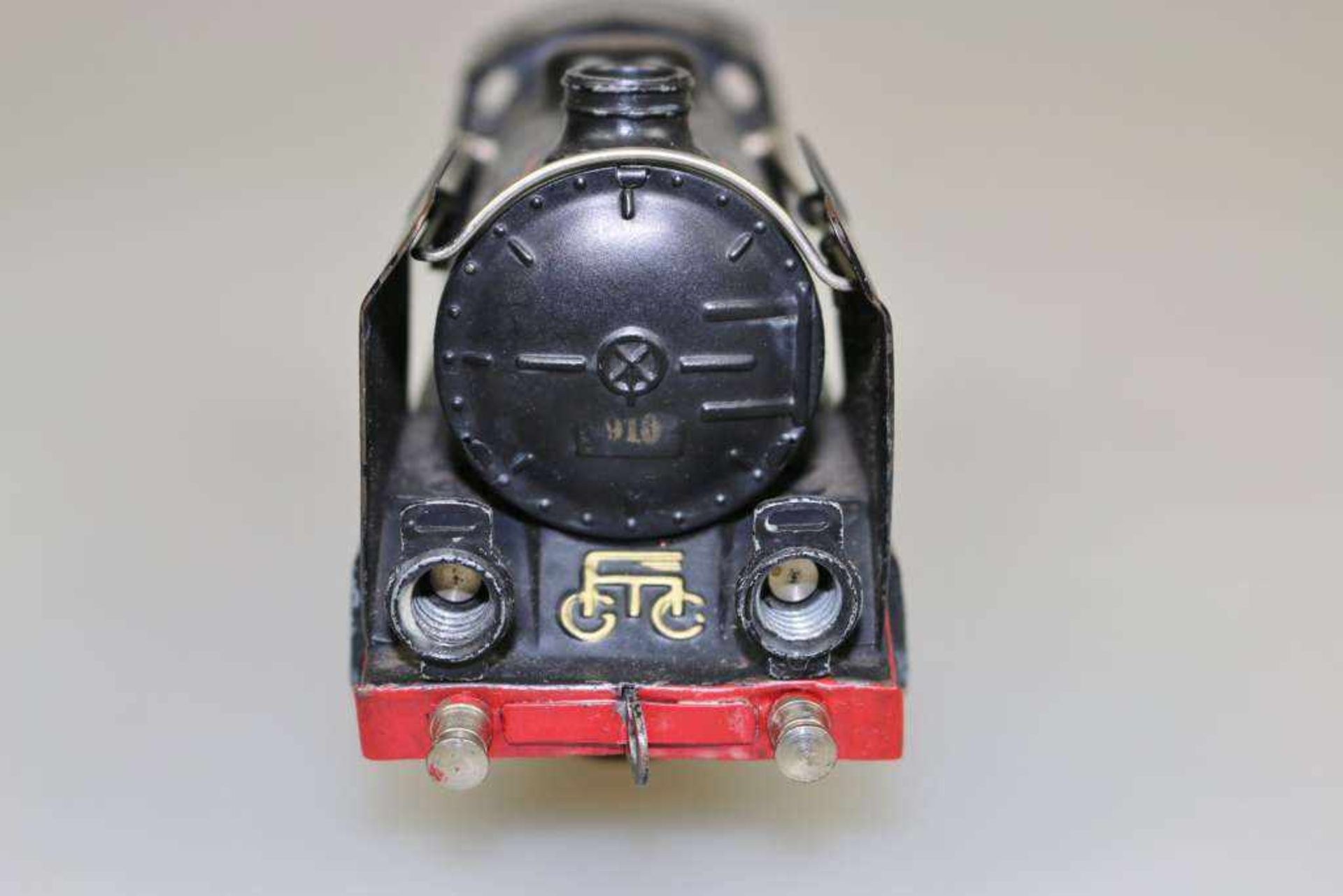 Märklin Spur 0, Schlepptenderlok R 66/12910 mit Tender R 919/0, 20 Volt, 2-achsig, schwarz, 2 Lampen - Bild 4 aus 5