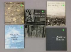 Anselm KIEFER, fünf Bücher: Ein Buch von Anselm Kiefer. Erotik im Fernen Osten oder: Transition from