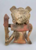 MEXIKO, Krieger-Figur, wohl Totonaken, vermutlich ca. 600-800 n. Chr., vermutlich Region Veracruz,