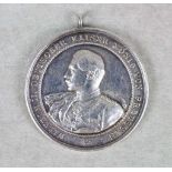 PREUSSEN Silbermedaille "Für gutes Schiessen", 16. Husaren-Regiment (Schleswig Holstein) Kaiser