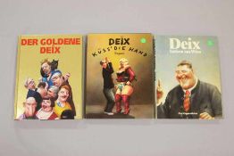 Manfred DEIX, drei Bände: der goldenen Deix; Satiren aus Wien; "küss die Hand".
