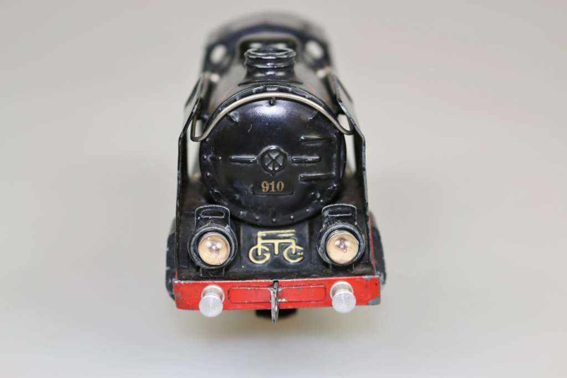 Märklin Spur 0, Schlepptenderlok R 66/12910 mit Tender R 919/0, 20 Volt, 2-achsig, schwarz, 2 Lampen - Bild 4 aus 6