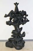 László SZABÓ (1917-1984), vollplastische Skulptur, Bronze, schwarz patiniert, sign. LSZABO PARIS,