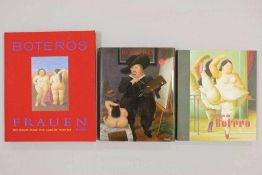 Fernando BOTERO, drei Bände: Botero Austria Kunstforum; Bilder Zeichnung Skulpturen; Boteros