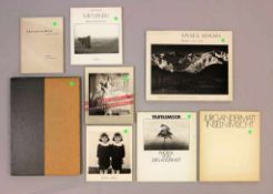 Konvolut Künstler/ Fotografen A, 8 Bücher: Ansel ADAMS, Images. 1923-1974; 5x Jürg ANDERMATT, Inseln