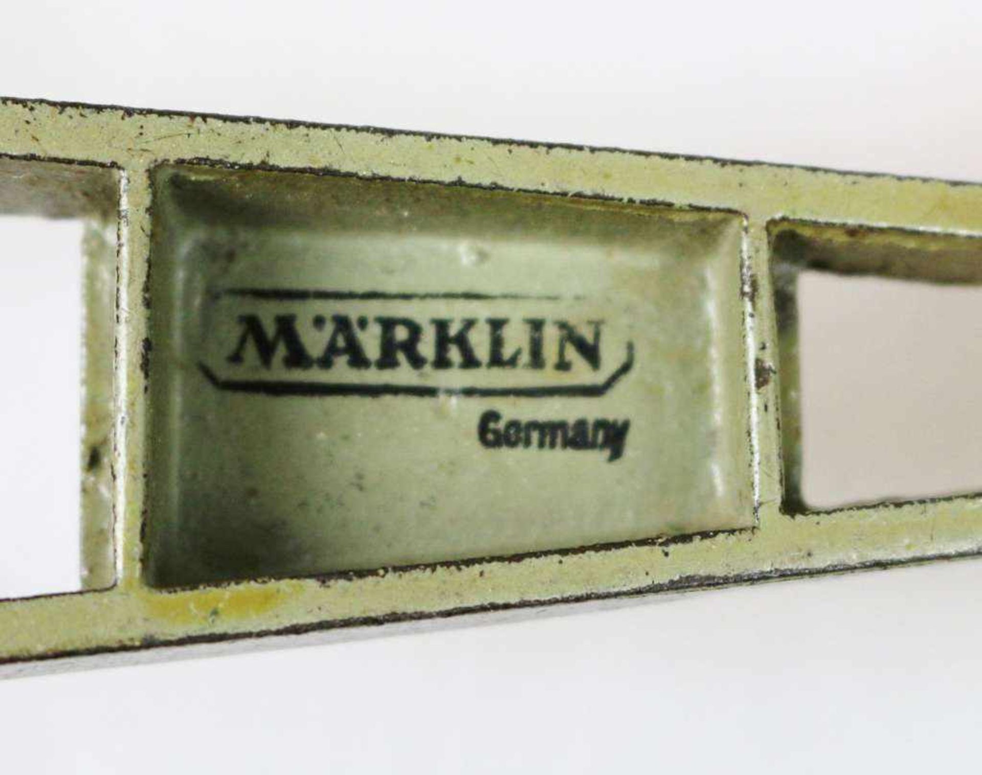 Märklin, Germany, große Metall-Kanone, feldgrau lack.. Verschluß zum Verschießen von Amorces, - Bild 5 aus 5