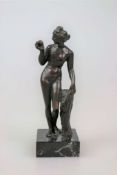 Venus mit Apfel, nach Bertel THORWALDSEN (1768/70-1844), Original von 1813-1816, Bronzestatuette auf