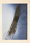 Hans HARTUNG (1904-1989), hochauflösendes, pigmentiertes Fotodruckverfahren, in der Platte u.re.