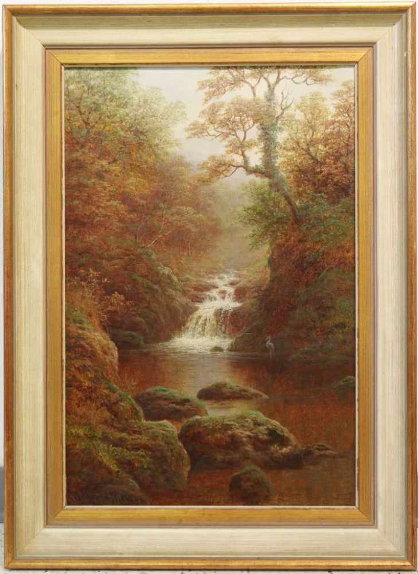 William MELLOR (1851-1931), Scandale Ghyll, Near Ambleside, Westmoreland, Öl auf Leinwand, u.re. - Bild 2 aus 4