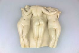 Drei Grazien, Replikat nach der Antike, 20. Jh., Kunstmarmor/Kunstguss. Aphrodites Dienerinnen,