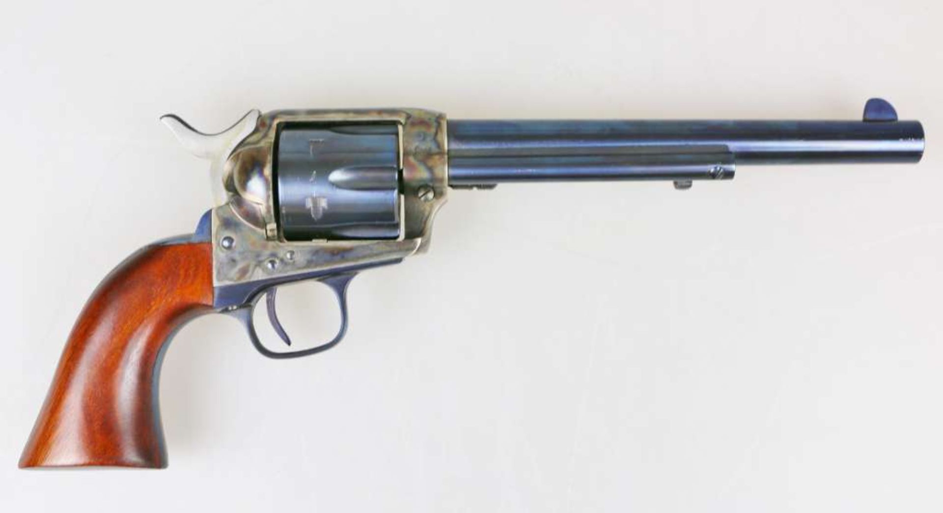 Western-Revolver (Peacemaker), Hege Modell Army 1873 Kal. 45 short Knall, PTB 528, Vollstahlwaffe "
