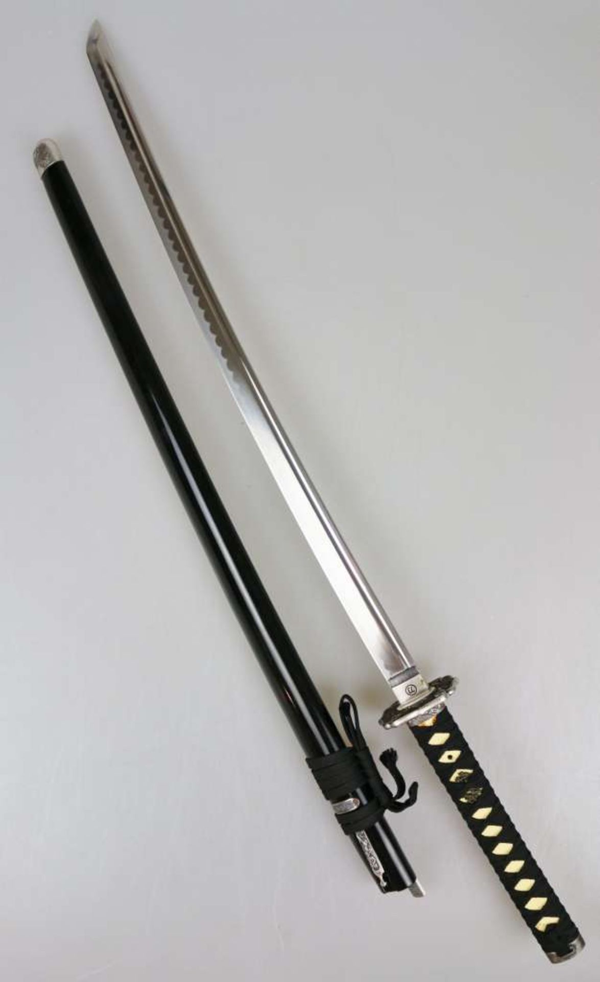 Katana, Samurai Schwert, detailgetreue Sammleranfertigung in erstklassiger Qualität, Klinge aus