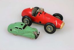 Schuco, Grand Prix Racer, Ferrari F1, 1070, Made in US Zone Germany; Schuco Patent 3000 made in US