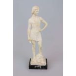 Andrea del VERROCHIO (1435-1488), David, Kunstguss, H. 29 cm mit Sockel, am Stand etikettiert