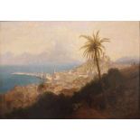 James Baker PYNE (1800-1870), Blick auf Cannes, Öl auf Leinwand, u.re. mittig sig. u. dat. 1836,