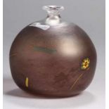 Glas-Ziervase, Boda, Schweden, 70/80er Jahre, Artist Collection, Entw.: Bertil Vallien, runder