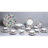 Porzellan-Teeservice, "No. 1 Spirit of Art", 22-tlg., für 6 Personen, Villeroy & Boch, 1991,