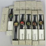 Uhren-Collection, 6-tlg., Ars Mundi, Friedensreich Hundertwasser, limitierte Auflage, num. 502, neu,