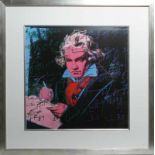 Warhol, Andy, Pittsburgh 1928 - 1987 New York. "Beethoven", Kunstdruck, 56 x 56 cm