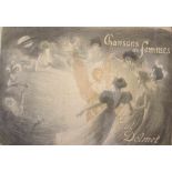 Steinlen, Théophile-Alexandre, Lausanne 1859 - 1923 Paris. "Chansons de femme", Lithographie, in der