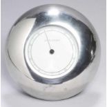 Wand-Hygrometer, Georg Jensen, Dänemark, 80er Jahre, Entw.: Andreas Mikkelsen, rund, D 14 cm