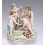 Porzellan-Figur, "Allegorie - Der Winter", Meissen, 19./20. Jh., Entw.: Johann Joachim Kaendler