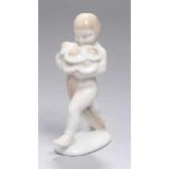 Porzellan-Figur, "Frühlingsbote", Rosenthal, Kunstabteilung Selb, um 1920, Entw.: Albert Caasmann