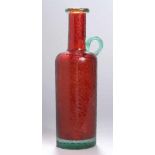 Glas-Henkelflaschenvase, "Sommerso/Corroso", Murano, Seguso Vetri d'Arte, 50er Jahre, Entw.: